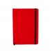ტყავის ბლოკნოტი (2021) - წითელი, ფაქტურული
